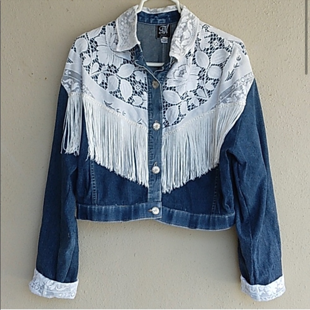 Fringed denim Jacket